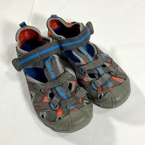 Kids Merrell Hydro Hiker Sandal Hook Loop Closed Toe Water Shoe Size 13